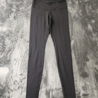 Trendy Lululemon Black High Waisted Active Gym Ankle Leggings Women's Size 6