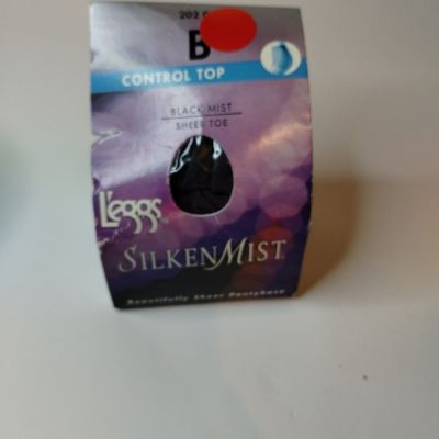 Leggs Silken Most Control Top Black Mist