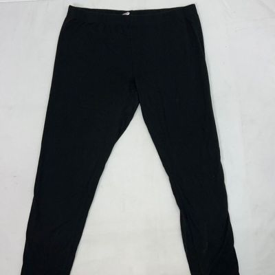 No Boundaries Women's Legging Pants Workout Stretchy XXL Size Black Plain #1328