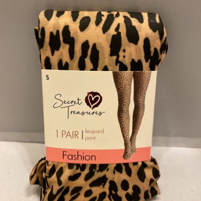 Secret Treasures Pantyhose Leopard Animal Print Tights Fashion