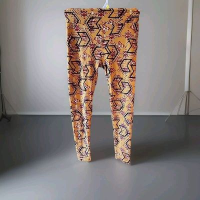 LuLaRoe OS One Size Leggings - colorful Native American Pattern