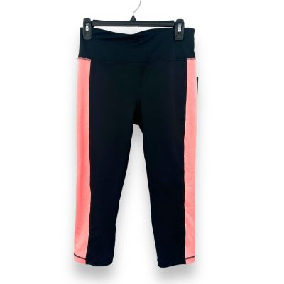 NEW Ideology Black Pink Cropped Leggings Size Small Active Athleisure Workout