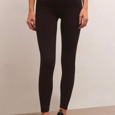 Z Supply good form rib 7/8 legging in Black - size M