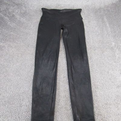 Spanx Leggings Womens XL Black Faux Leather