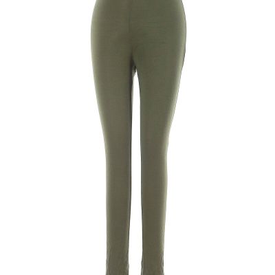 PrettyLittleThing Women Green Leggings 6