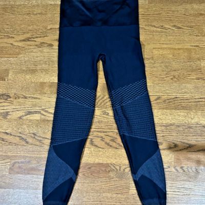 Spanx Women's  Moto  Style Leggings Navy Dark Blue XL