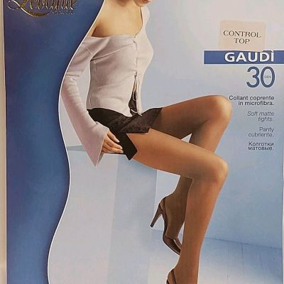 2 Pairs Levante Calze Gaudi 30 Bluemarine Siz 2 Medium Velvet Effect Pantyhose