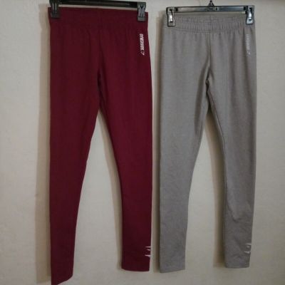 Gymshark Size XS Leggings/Sweatpants Lot Of 2