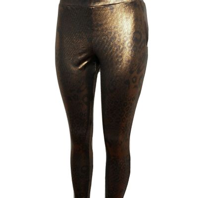 Wild fable Women NEW Size XS Animal print metallic Hi-rise leggings inseam 28