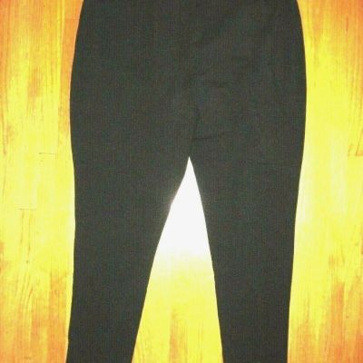 Plus Size Taillissime Basic Black Spandex Ankle Length Pointe Leggings Size 1XL