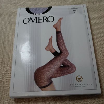 Omero Lavander Hose Stockings Milly Leggings Iris BNIP Size Small From Italy