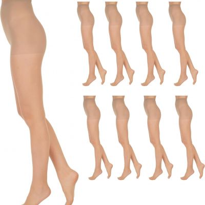 Everyday Standard-Panty Sheer Toe Pantyhose for All Day Comfort