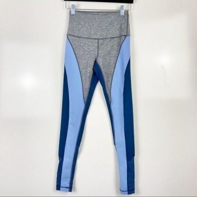 Zella Get in Line High Waist Color Block Work Out Leggings Women's Size XS