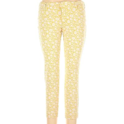 Old Navy Women Yellow Jeggings 10