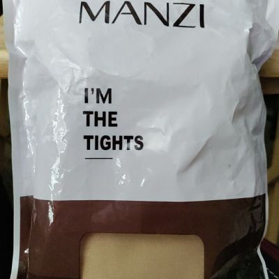 MANZI 2 Pairs New Suntan Size Small Tights. Still Sealed