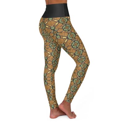 High Waisted Yoga Leggings – NeatBids Custom Design 26