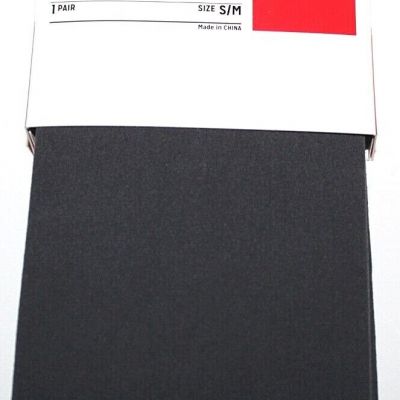 Ladies Gray Opaque Fashion Tights 1 Pair - S/M