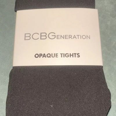 BCBGeneration. Opaque Tights 2 Pack Women's Size L/XL.  NEW Pack Black/Brown.