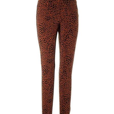 Lands' End Women Brown Leggings 10