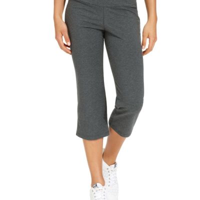 Style & Co Womens Petite Tummy Control Skinny Capri Pants, Grey,Petite Petite