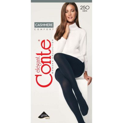 Tights Conte Cashmere 250 Den - Soft Warm Winter Opaque Comfy Women Pantyhose