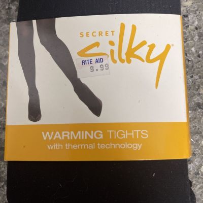 Secret Silky Fashion Tights Jet Black Size B