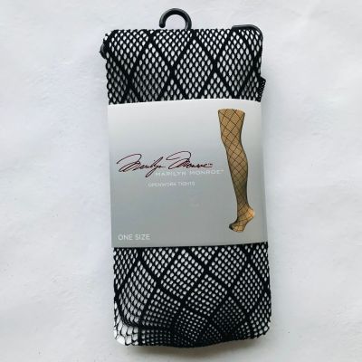 Marilyn Monroe Openwork  Tights Black Size : OS   MSRP : $20