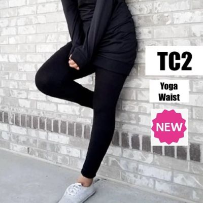 NEW TC2 Women Best Black Leggings YOGA WAIST (Feels Soft as Lularoe)