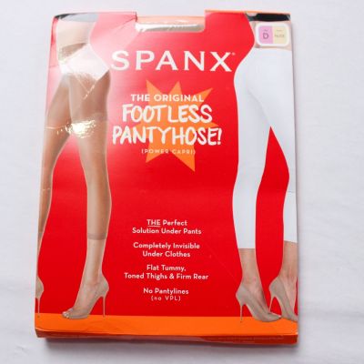 Spanx Women's The Original Footless Sheer Capri Pantyhose ZG3 Nude Size D NWT