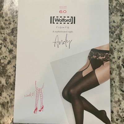 Wolford Andy Tights Medium (Brand New) Sexy and Chic!