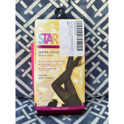 Spanx Star Power Center Stage Patterned Shaping Tights Size A Deep Ruby Color