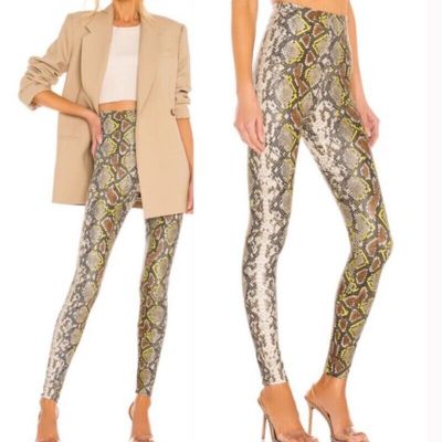 Commando Leggings Faux Snake Print Sz S $118