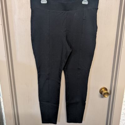 Time And Tru Heavy Knit Leggings Size XL 16-18 Black