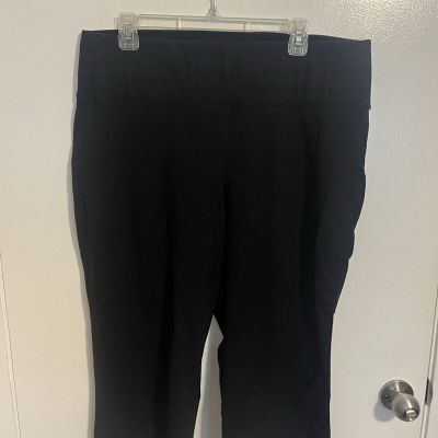 Womens Livi Lane Bryant Black Capri Length Leggings Size 18 / 20