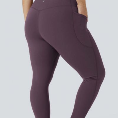 Halara SoCinched High Waist Tummy Control Shaping Leggings Purple Plus Size 1X