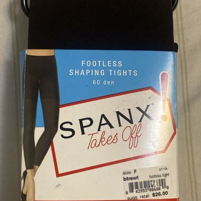 Spanx Takes Off Footless Shaping Tights Bittersweet Brown Sz F