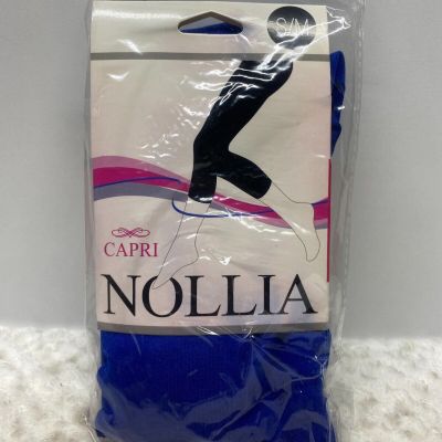 New Nollia Dark Blue Capri leggings PLUS size S/M POLYESTER SPANDEX C5