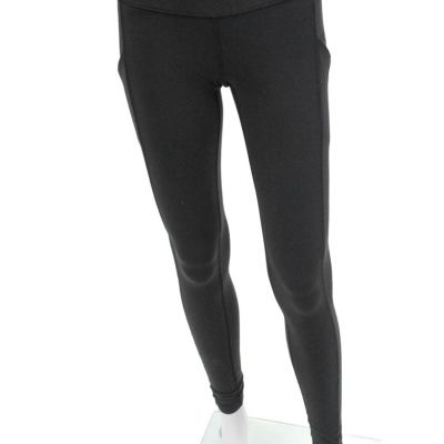 Lululemon Womens Elastic Waist Slip-on Athletic Leggings Black Size M