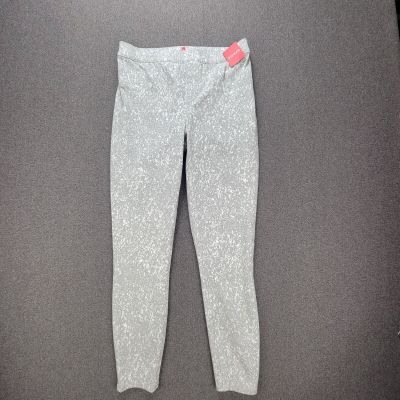 Spanx M Speckled Grey Ankle Jeanish Leggings