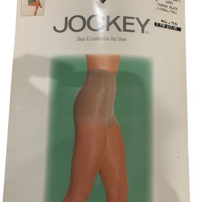 Jockey Sheer & Comfortable Day Sheer control Top Panty, Tuxedo Black,S Size