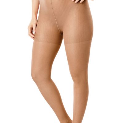 Comfort Choice Women's Plus Size 2-Pack Control Top Tights