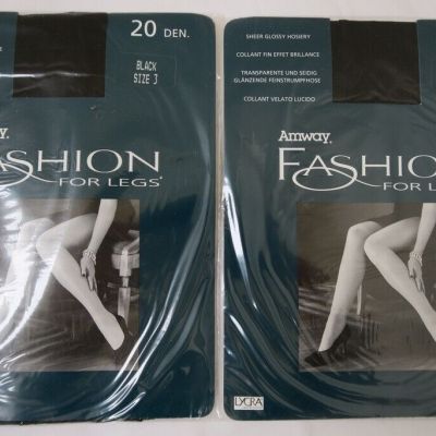 Amway Fashion Sheer Pantyhose Tights - 2 Pairs