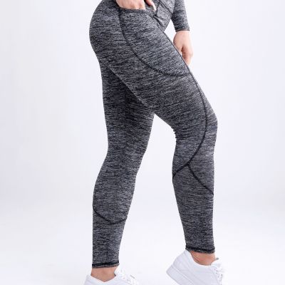 High-Waisted Classic Gym Leggings with Side Pockets