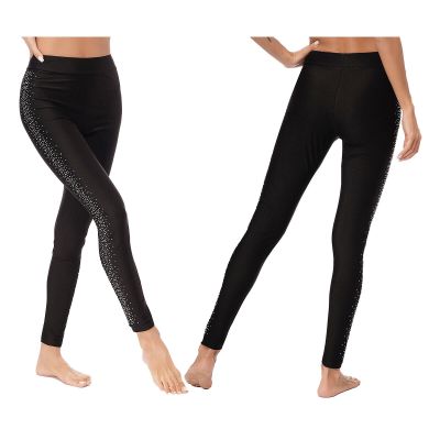 Women Tights Street Pants Gymnastics Pantyhose Figure Skating Sweatpants Sports