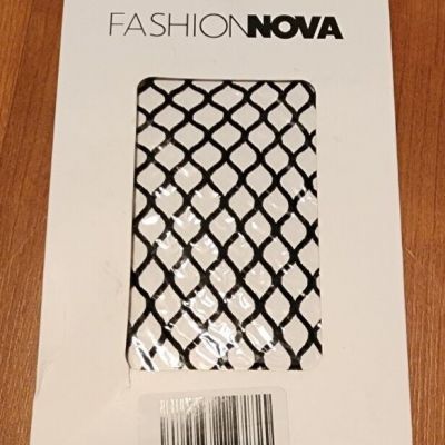 Fashion Nova Look And See Fishnet Tight-Black Stockings MMK2902 OS