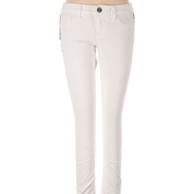 Express Jeans Women Ivory Jeggings 2