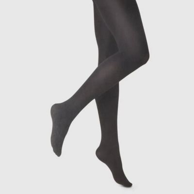 A New Day Women's Ebony 80 Denier Super Opaque Control Top Tights Sz: 1X/2X