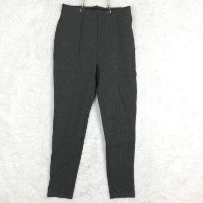 Old Navy Womens Pants Ponte Extra High Rise Skinny Dark Heather Gray M New