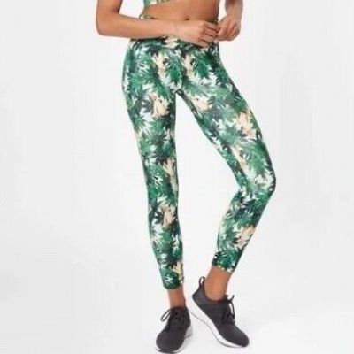 Sweaty Betty Contour 7/8 Leggings Pineapple Print Tropical Size Small