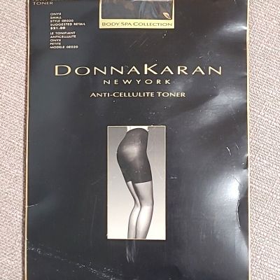 Donna Karan New York SMALL ONYX BLACK Anti-Cellulite Toner Pantyhose OE020